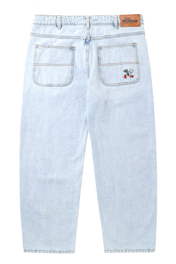 Buy Butter Goods Screw Denim Baggy Pant Light Blue Sale at low prices ...